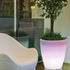 Vaso tondo con luce VIOLETA 55